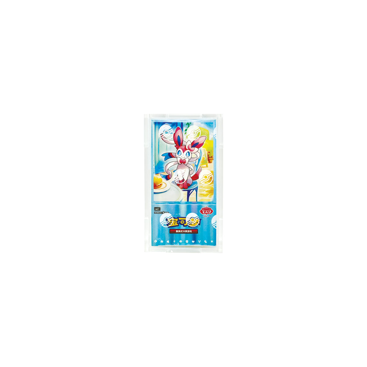 Acrylic Display Case for Pokemon Chinese Gem Pack Booster Box