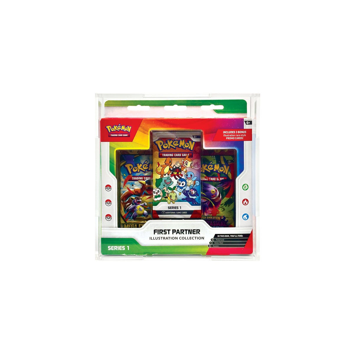 Acrylic Display Case for Pokemon Ascended Heroes First Partner Illustration Box