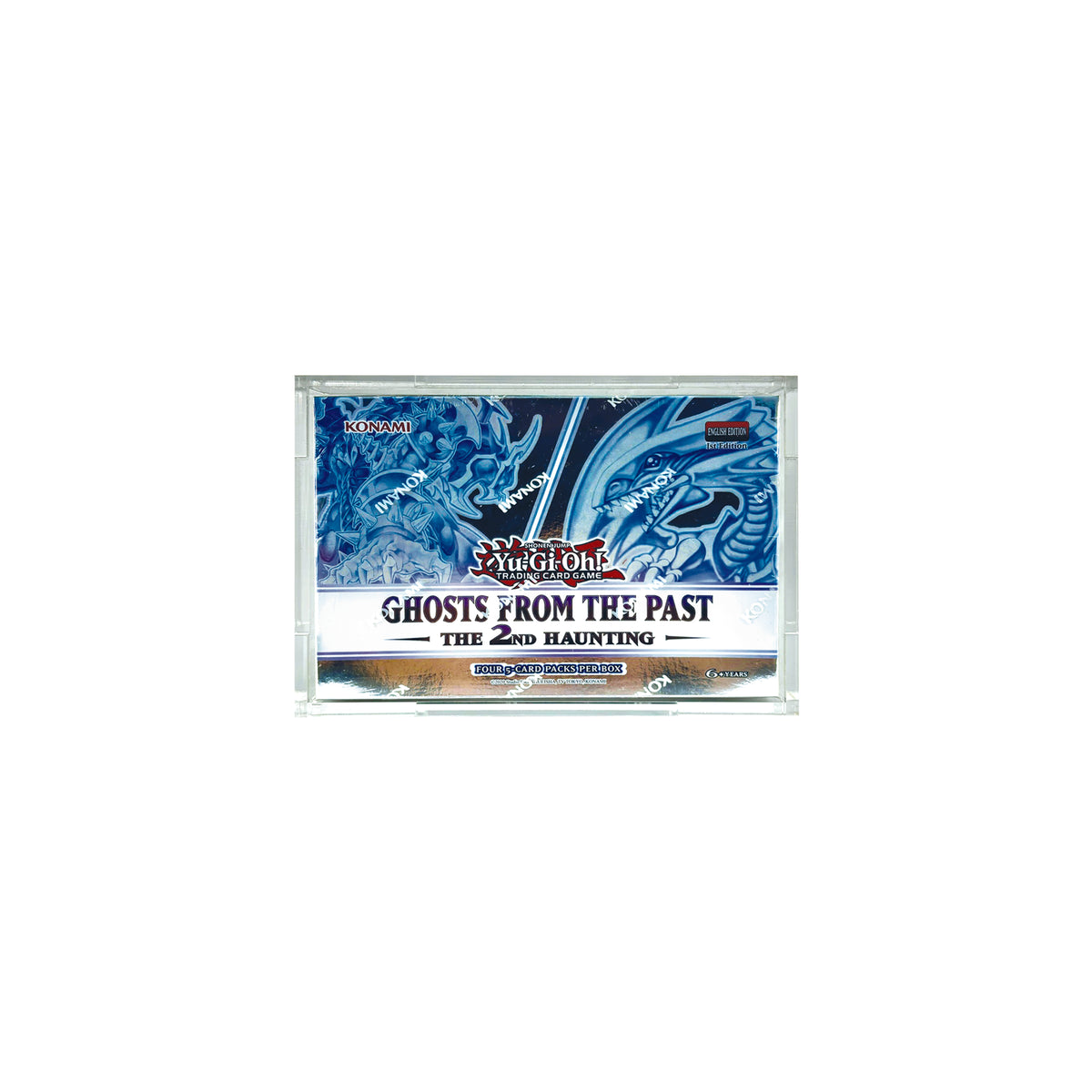 Acrylic Display Case for Yu-Gi-Oh! Mini Booster Box (5 Card Packs)