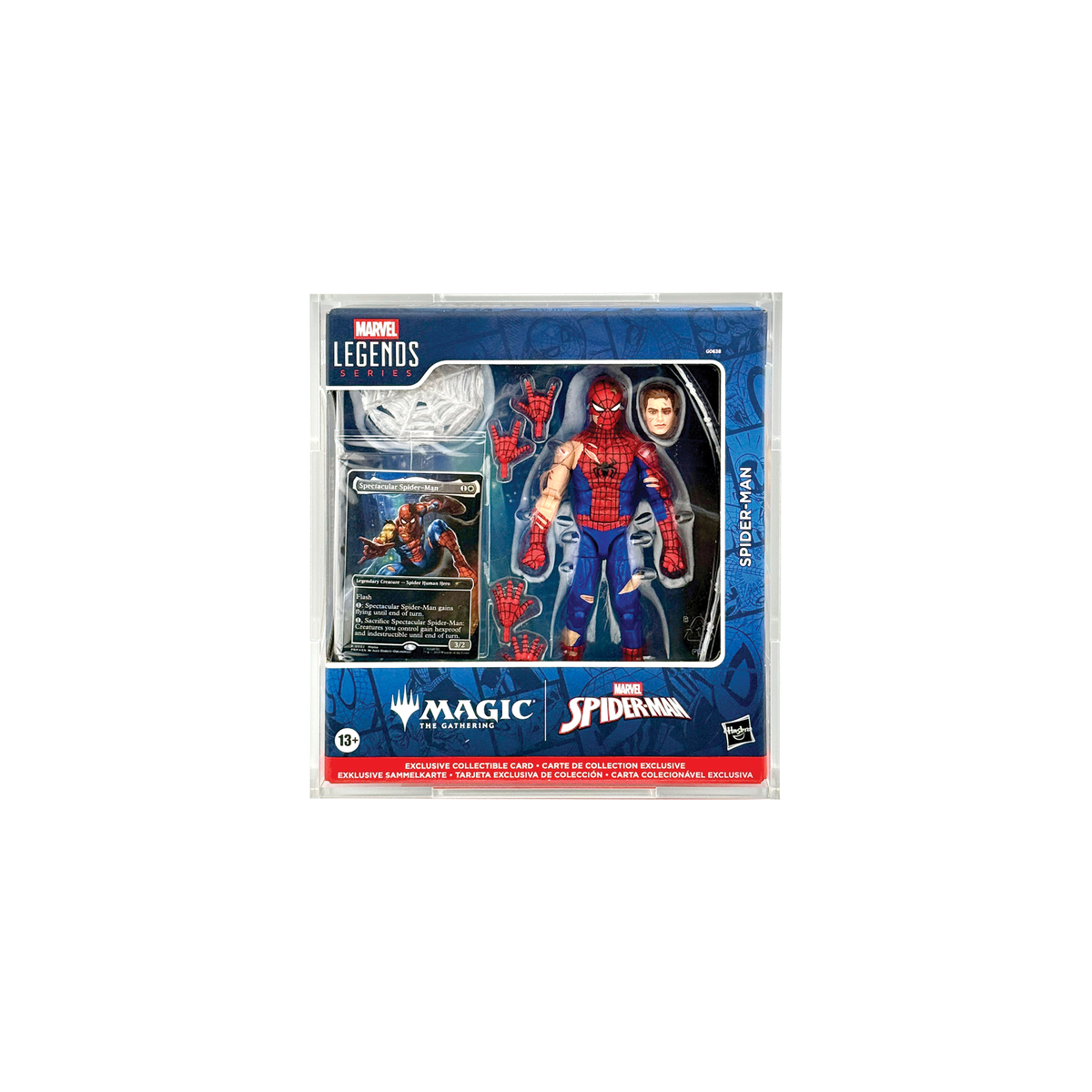 Acrylic Display Case for MTG Spiderman Legends Series Figure
