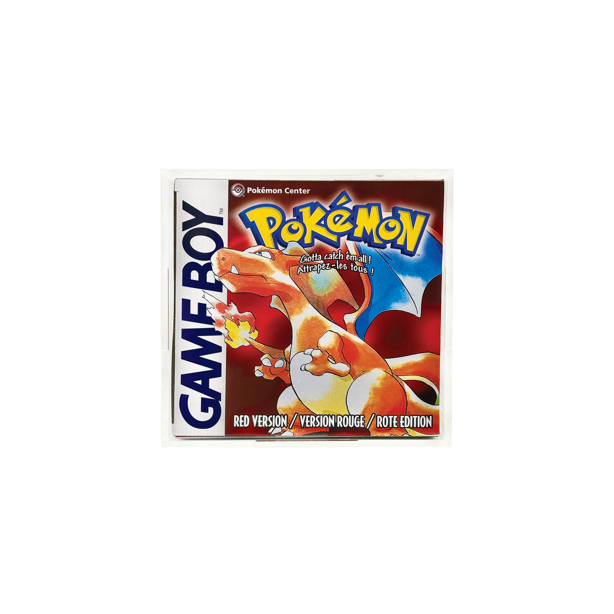 Acrylic Display Case for Pokemon Red &amp; Blue Game Music Collection: Gameboy Jukebox