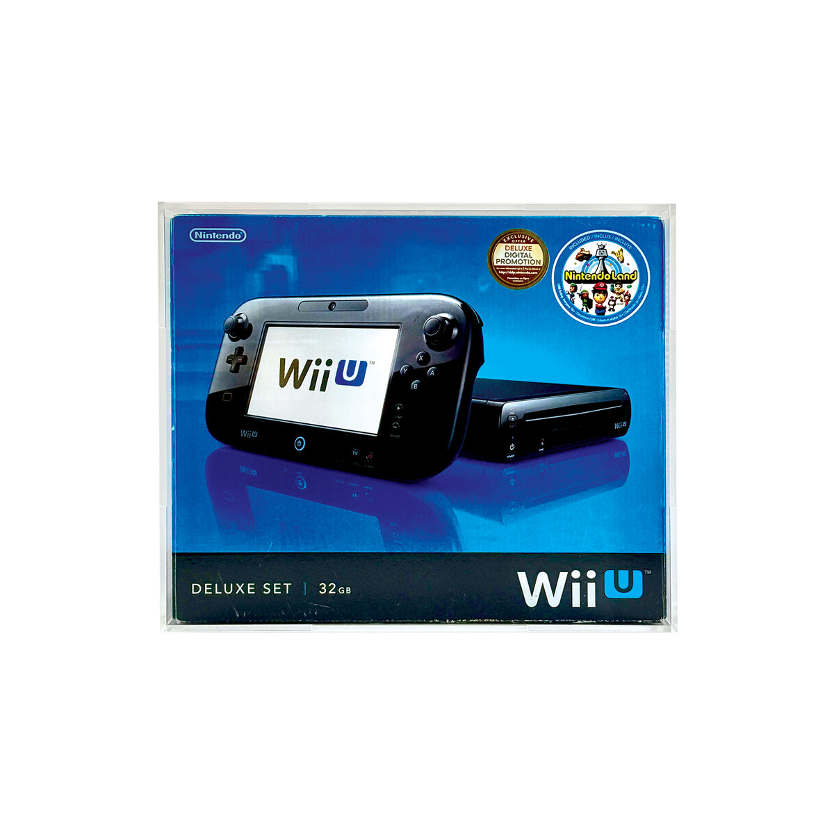 Acrylic Display Case for Nintendo Wii U Console Box