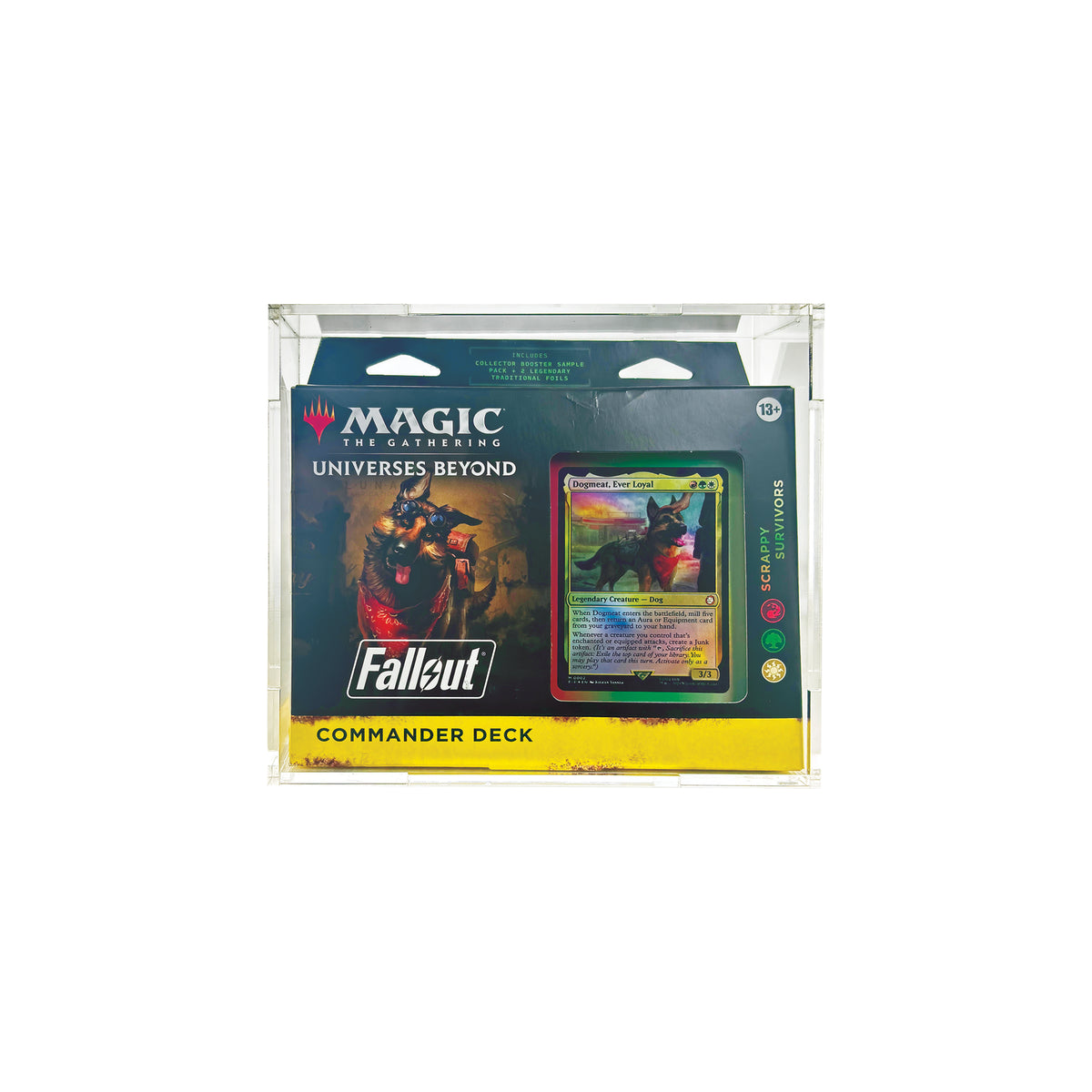 Acrylic Display Case for MTG Fallout Commander Deck
