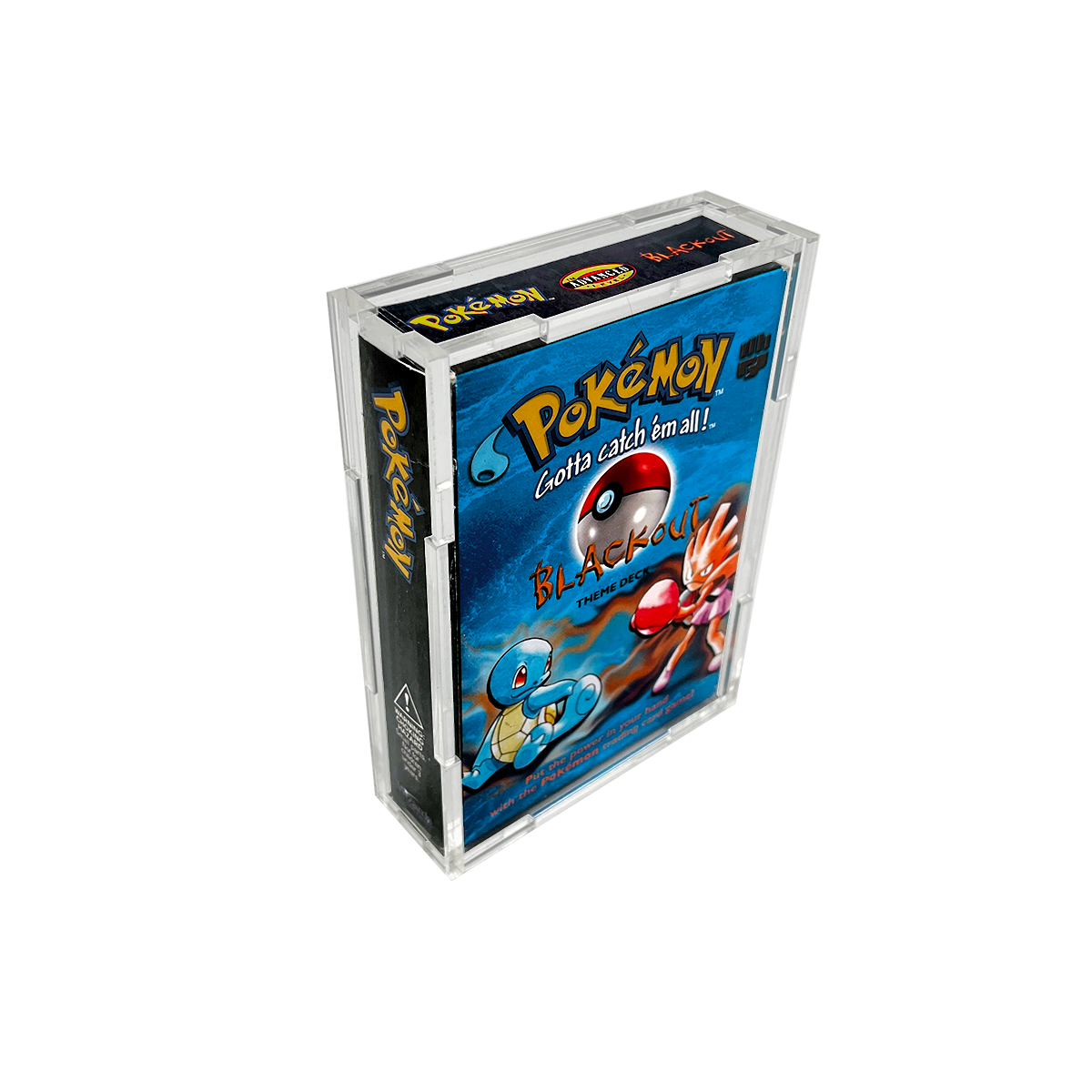 Press Fit Acrylic Display Case for WOTC Pokemon TCG Theme Deck