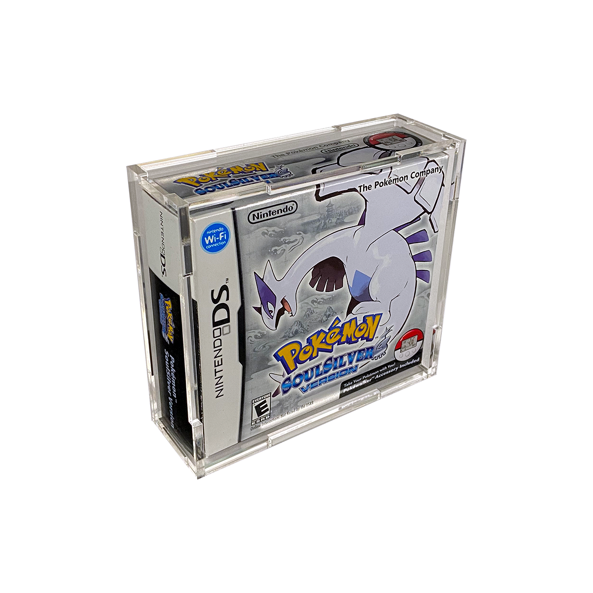 Press Fit Acrylic Display Case for Pokemon HeartGold/SoulSilver Box