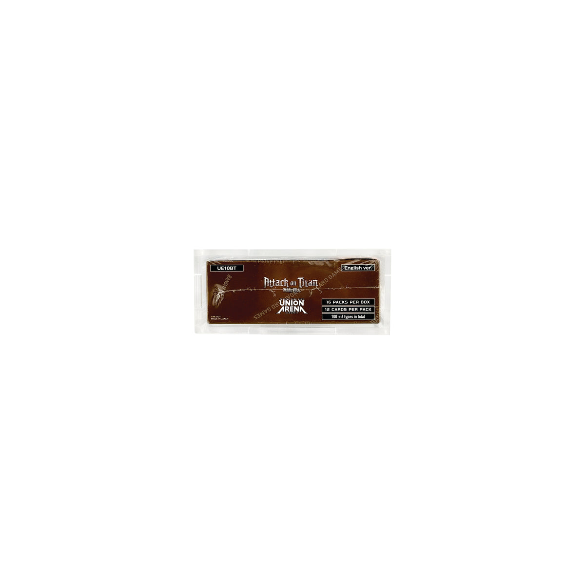 Acrylic Display Case for Union Arena Booster Box
